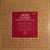 Mehdi Hassan - At Royal Albert Hall London (Vinyl)